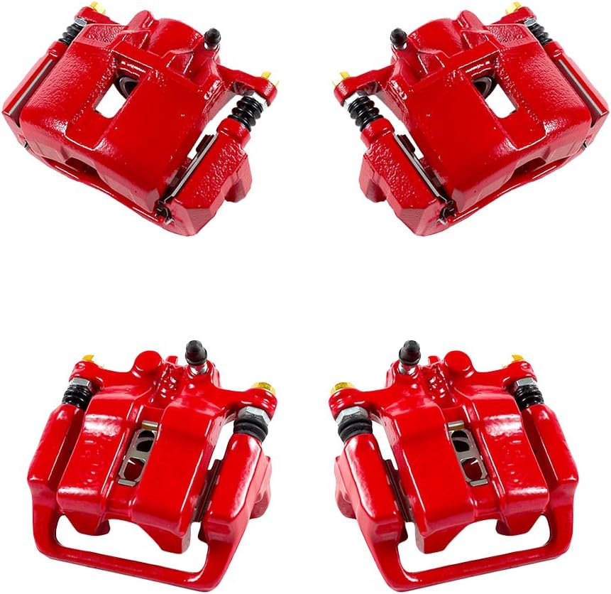 Red Powder Coated Caliper Assembly Set Kit P214658