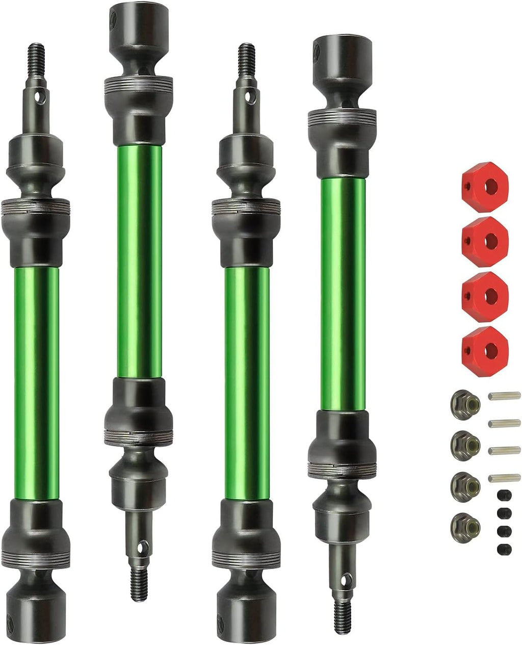 Blue 4X Front/Rear Drive Shaft Set for 1/10 Monster Truck L461
