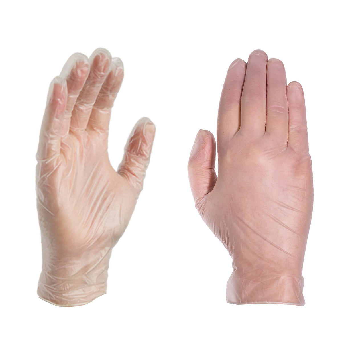 Clear Vinyl Exam Disposable Gloves (Case of 1000) Z8775