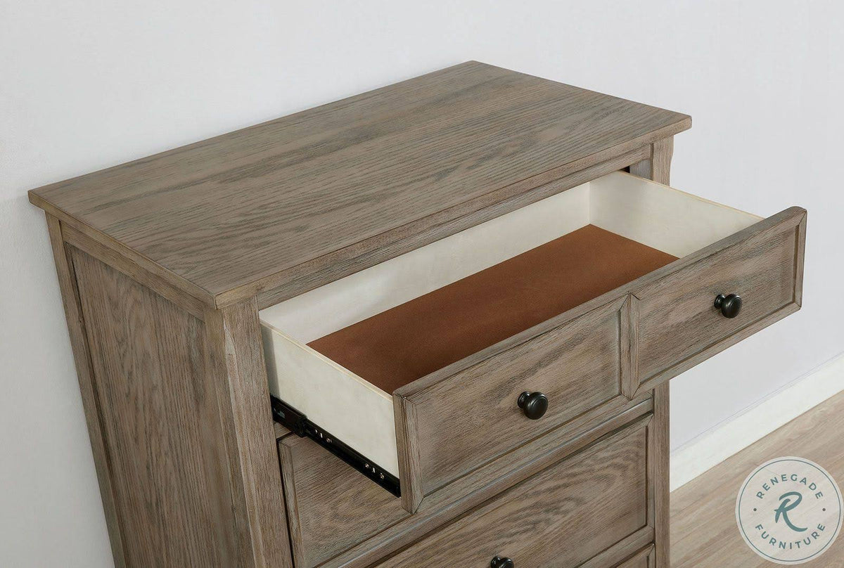 Warm Gray Wire Brushed Chest G15277
