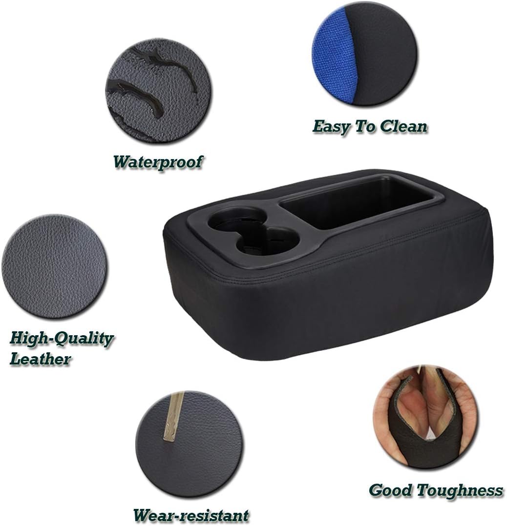 Black Center Console Cover Pack of 2 K9587