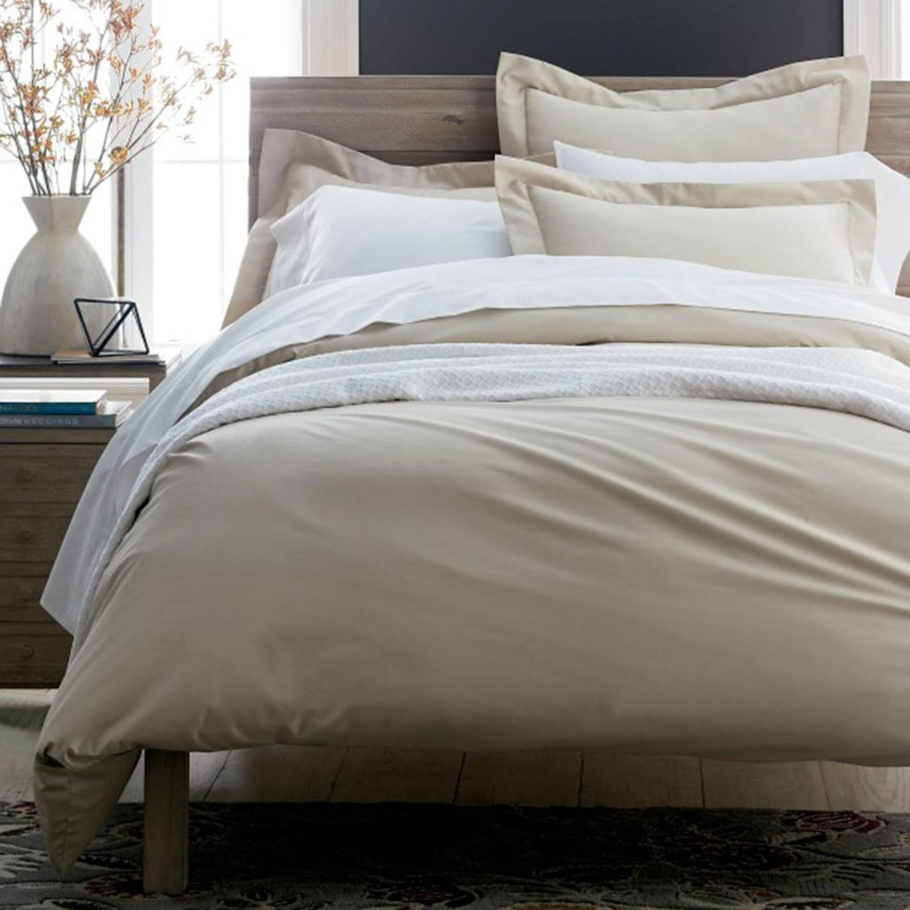 Ivory Queen Supima Cotton Sateen Duvet Cover M202651
