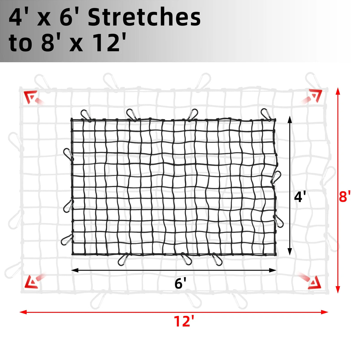 Heavy Duty Bungee Cargo Net I4688