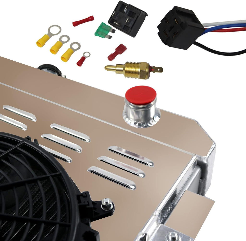 Aluminum 3 Row Radiator Shroud Fans W843