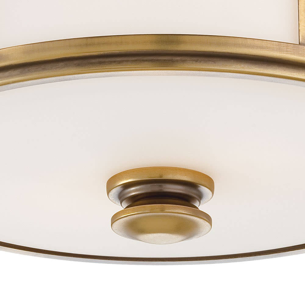 Polished Nickel 2-Light Flush Mount P186541