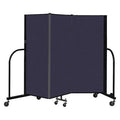 Portable Room Divider, 3 Panel, 5 ft. H R572269