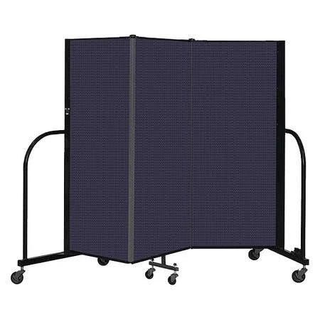 Portable Room Divider, 3 Panel, 5 ft. H R572269