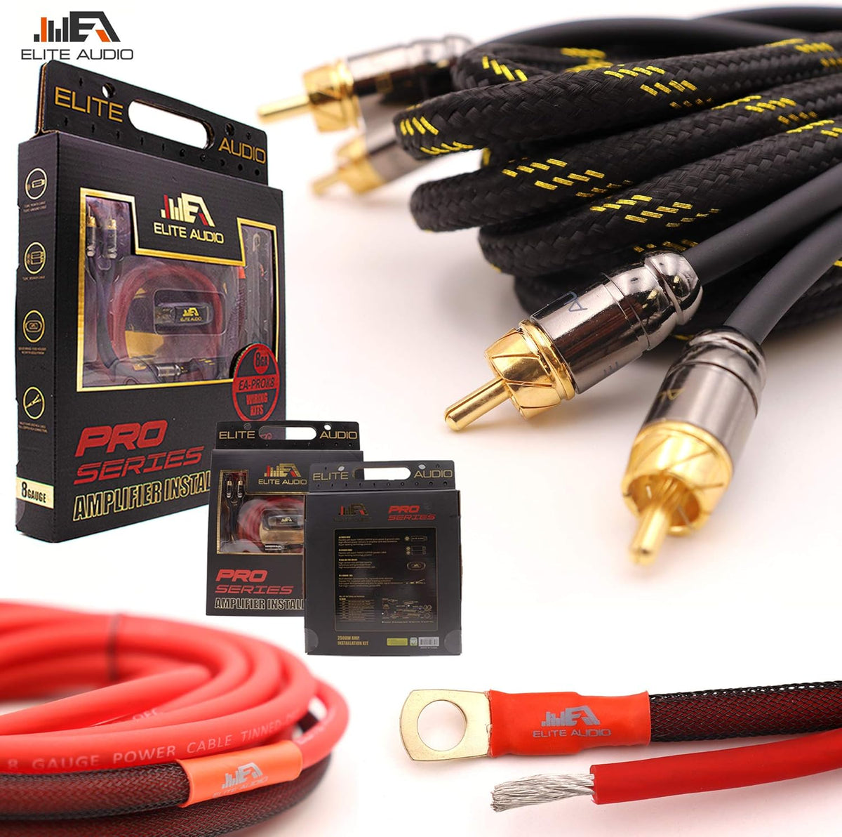 0 Gauge 100% Copper Amplifier Installation Wiring Kit with 20 feet Copper Wire O87924