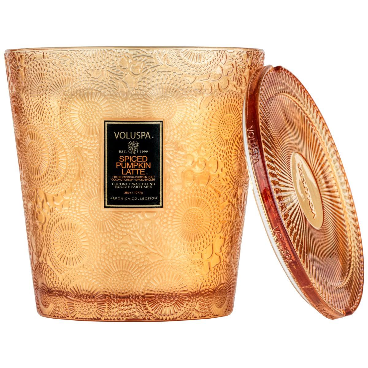 Spiced Pumpkin Latte 3 Wick Hearth Candle U48537
