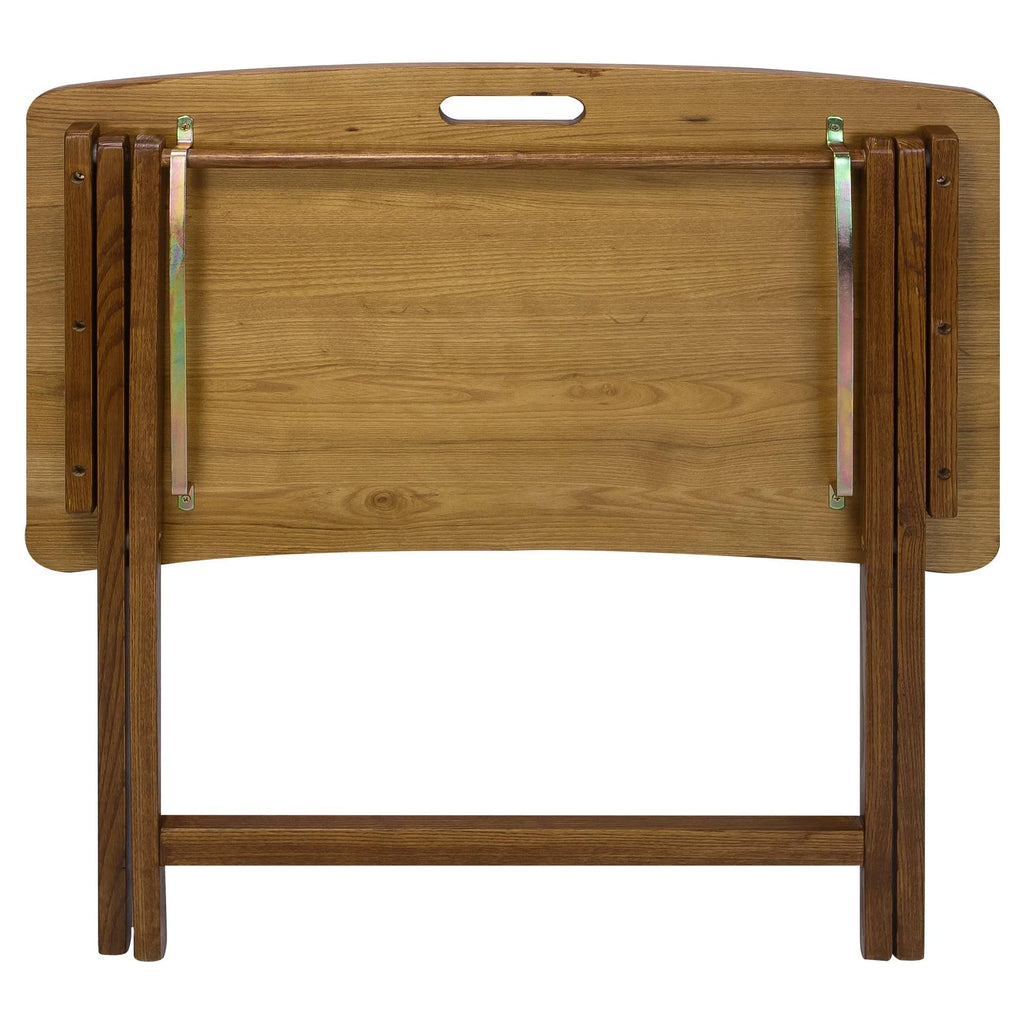 Solid American Red Oak Folding Table G639