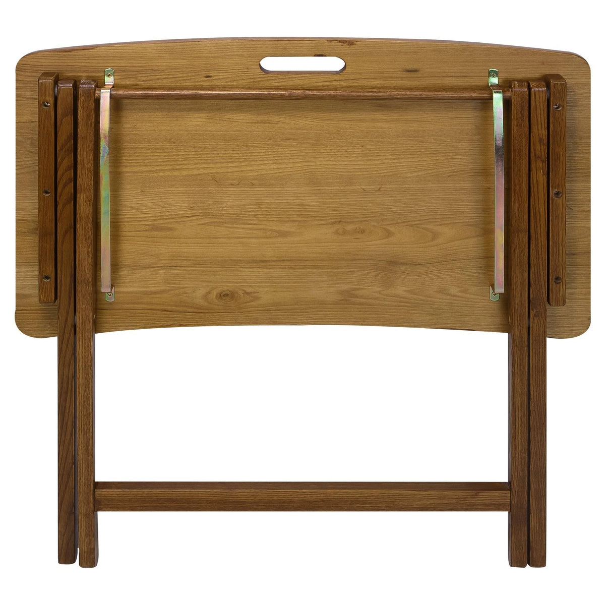 Solid American Red Oak Folding Table G639