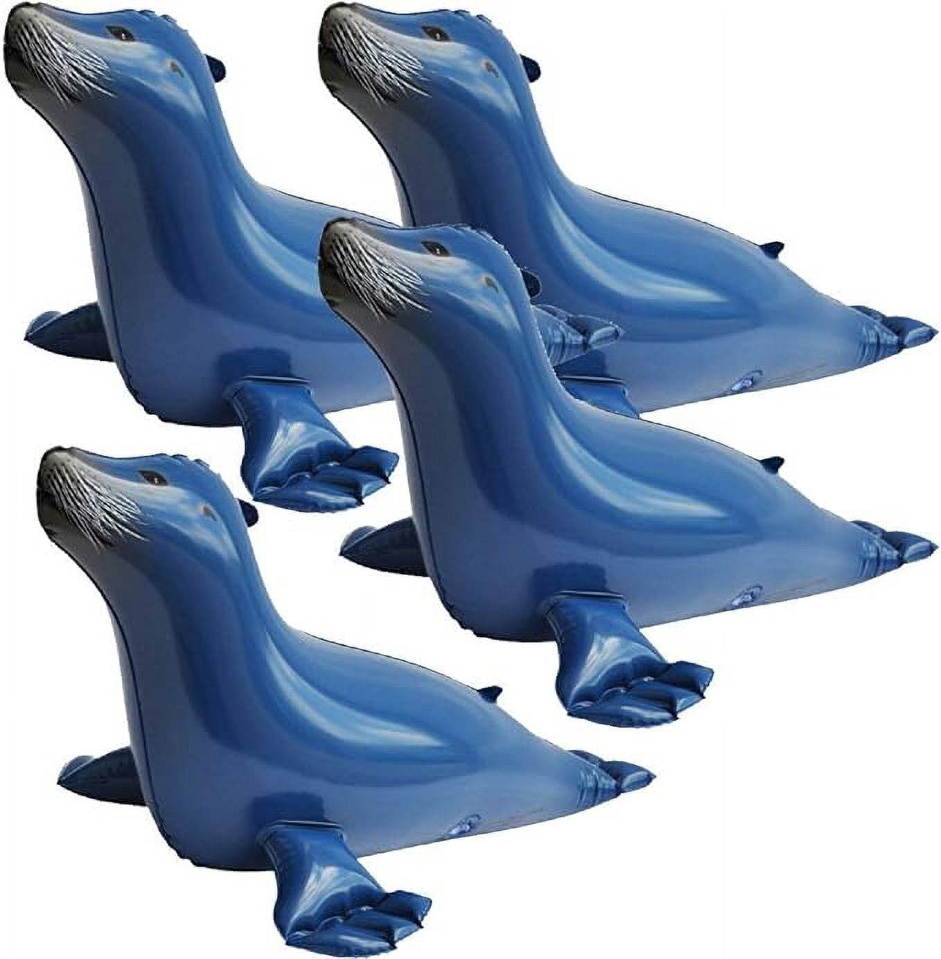 Inflatable Seal Toys Pack of 4 X64476