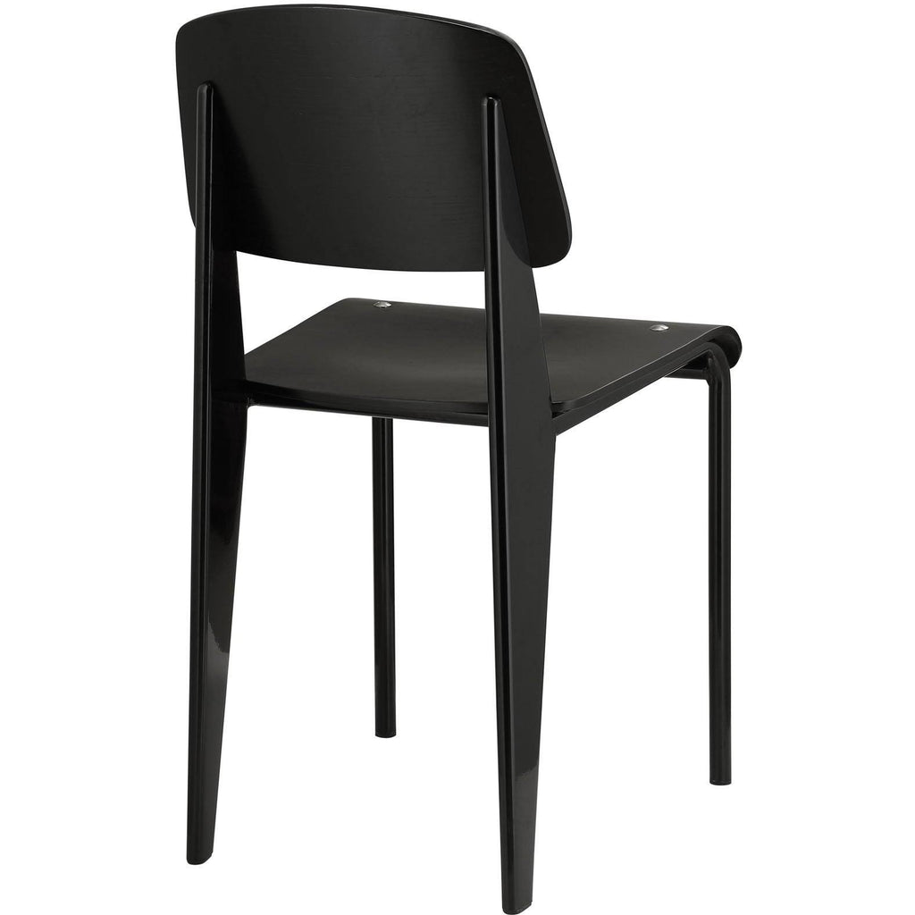Walnut Black Dining Side Chair X167906