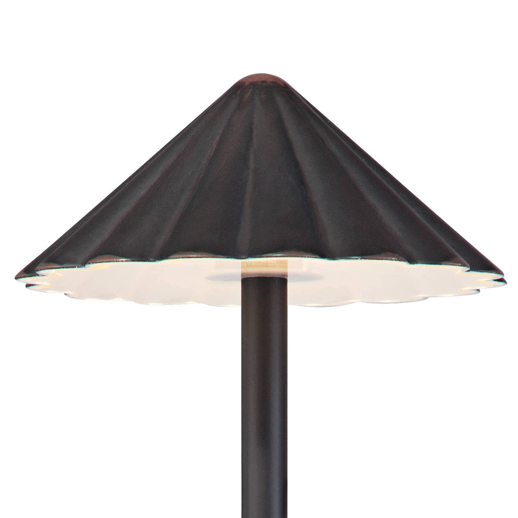 Bronze LED Scalloped Path Light Landscape Kit C837199