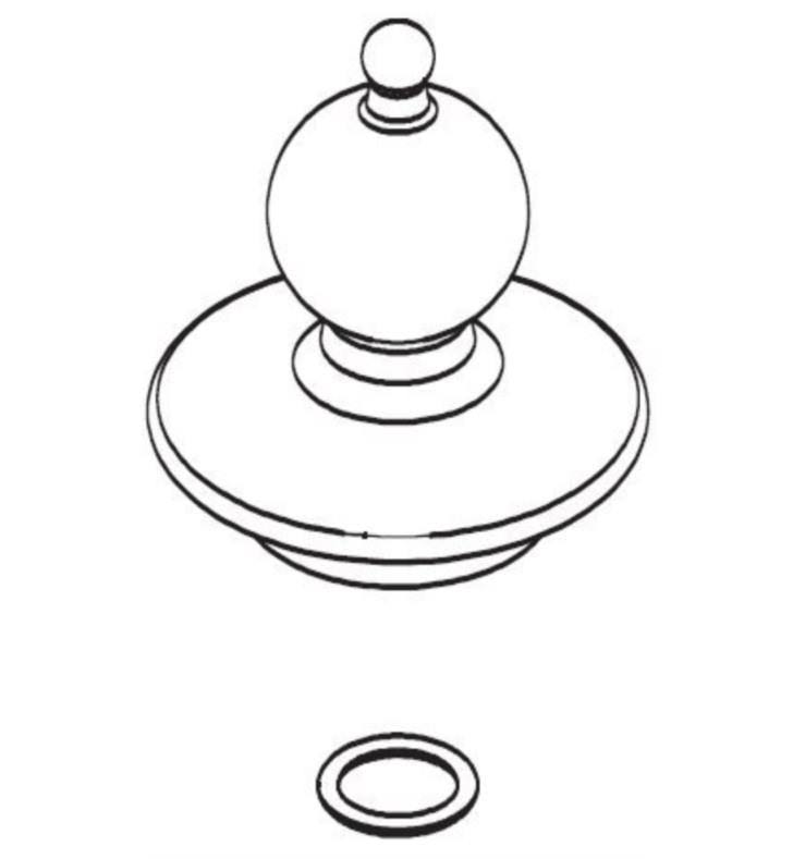 Nickel Spout Cap Z8145