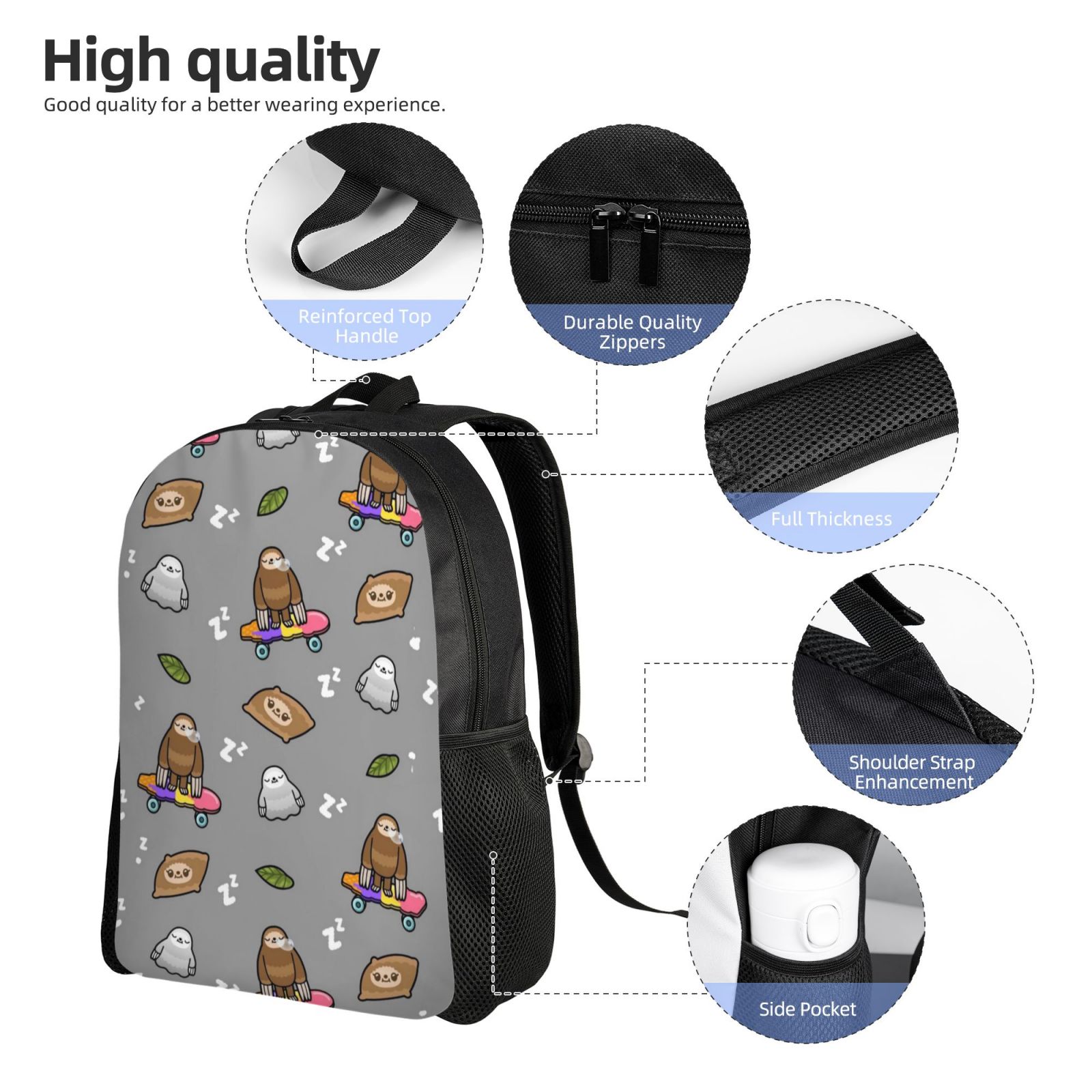 Lightweight Unisex Daypack Backpack T575