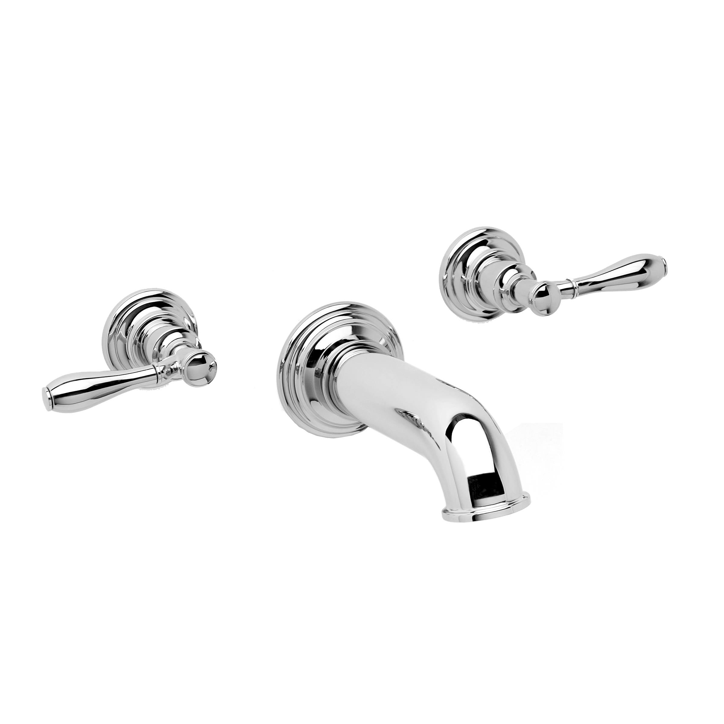 Wall Mount Tub Faucet French Gold PVD O5013