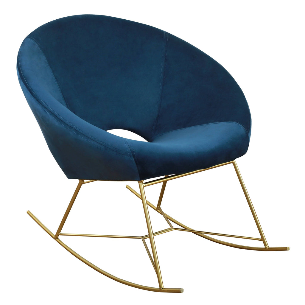 Navy Velvet Chair U677358