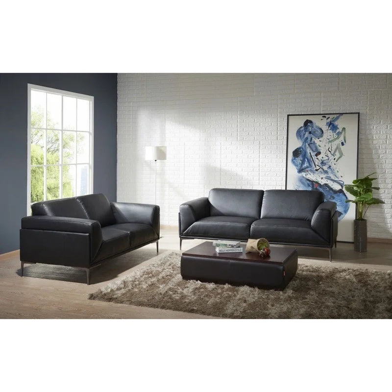 Black 3-Piece Motion Living Room Set N412