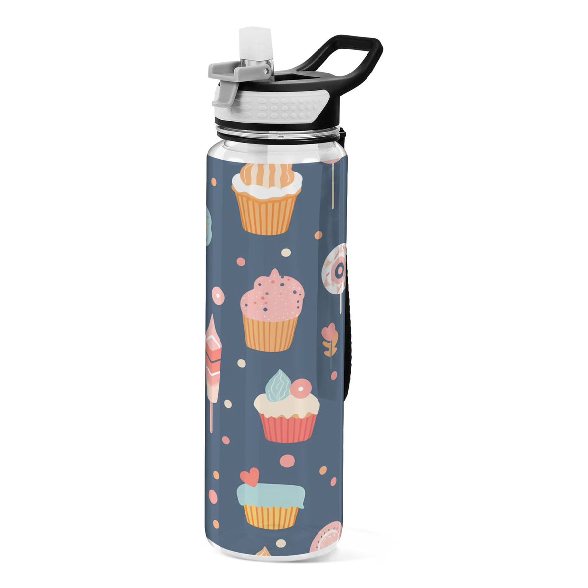 Cream 32oz Tritan Leakproof Sports Bottle with Straw H374