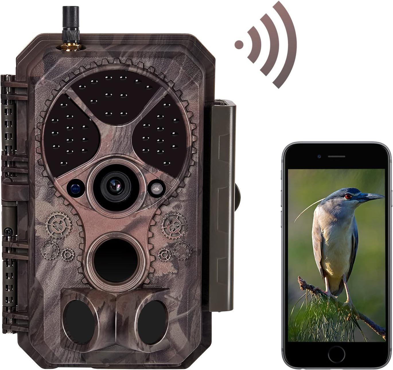 32MP 1296P Wireless Trail Camera with Night Vision L7210