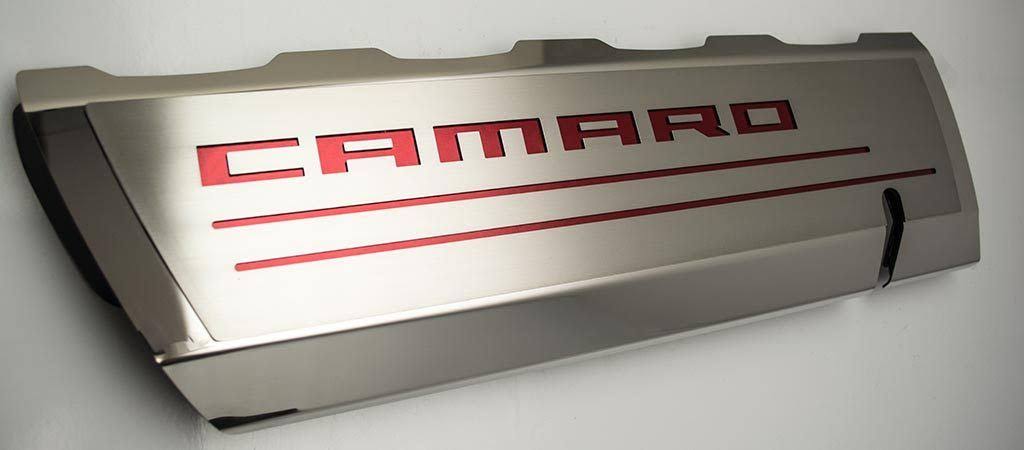 Brushed Black Fuel Rail Cover Top Plate J1747