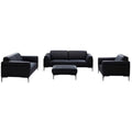 Black 3-Piece Motion Living Room Set N412