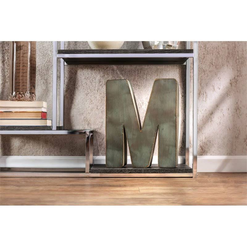 Chrome 6 Shelf Bookcase Q34696