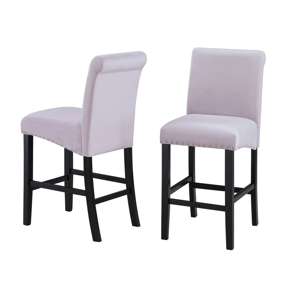 Velvet Counter Chair (Set of 2) O395