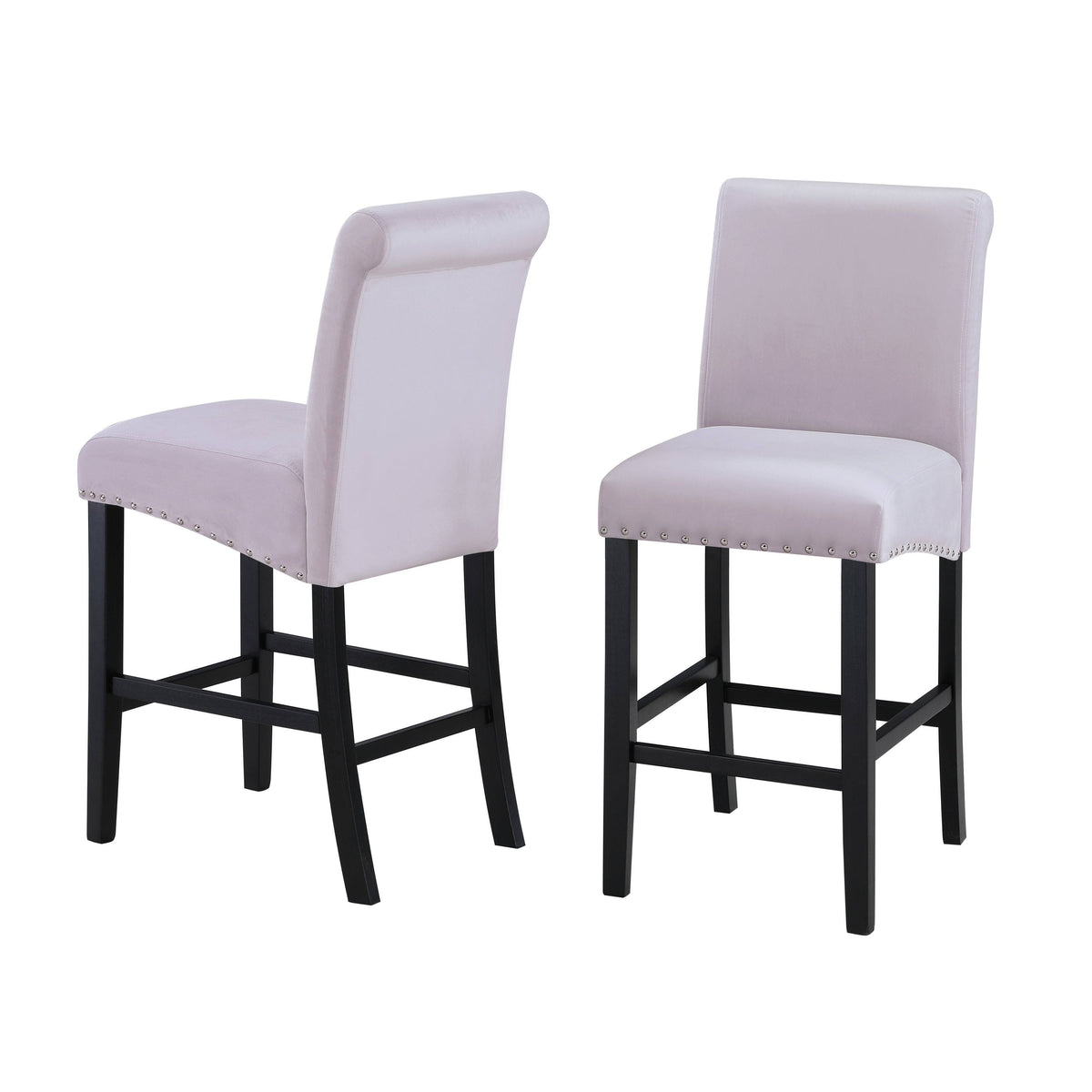 Velvet Counter Chair (Set of 2) O395