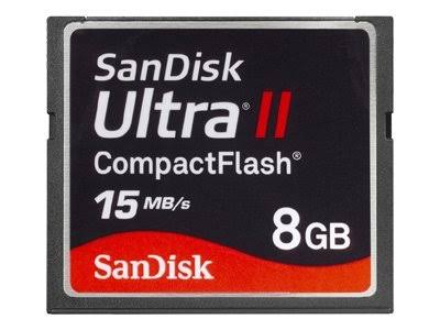 SanDisk Ultra II CompactFlash 8 GB Memory Card V407