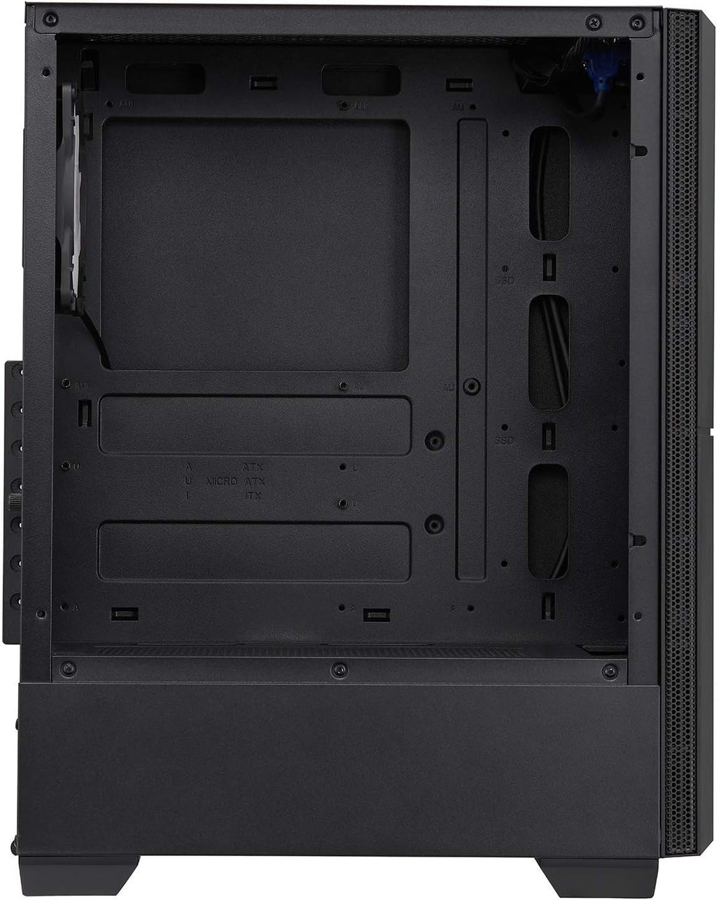 ATX Mid Tower PC Gaming Case with Tempered Glass Side Panel N3328
