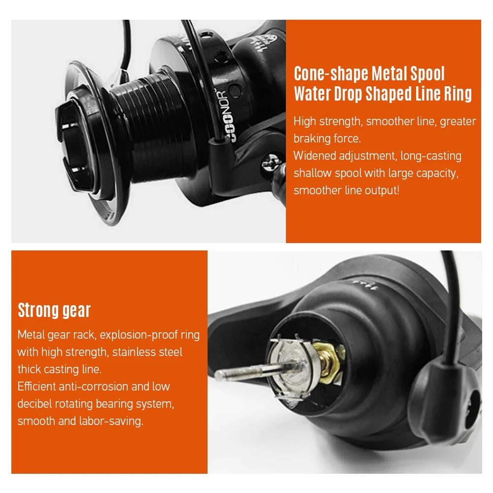 Nylon Metal 11+1bb Reel 5000/6000/8000 H69715