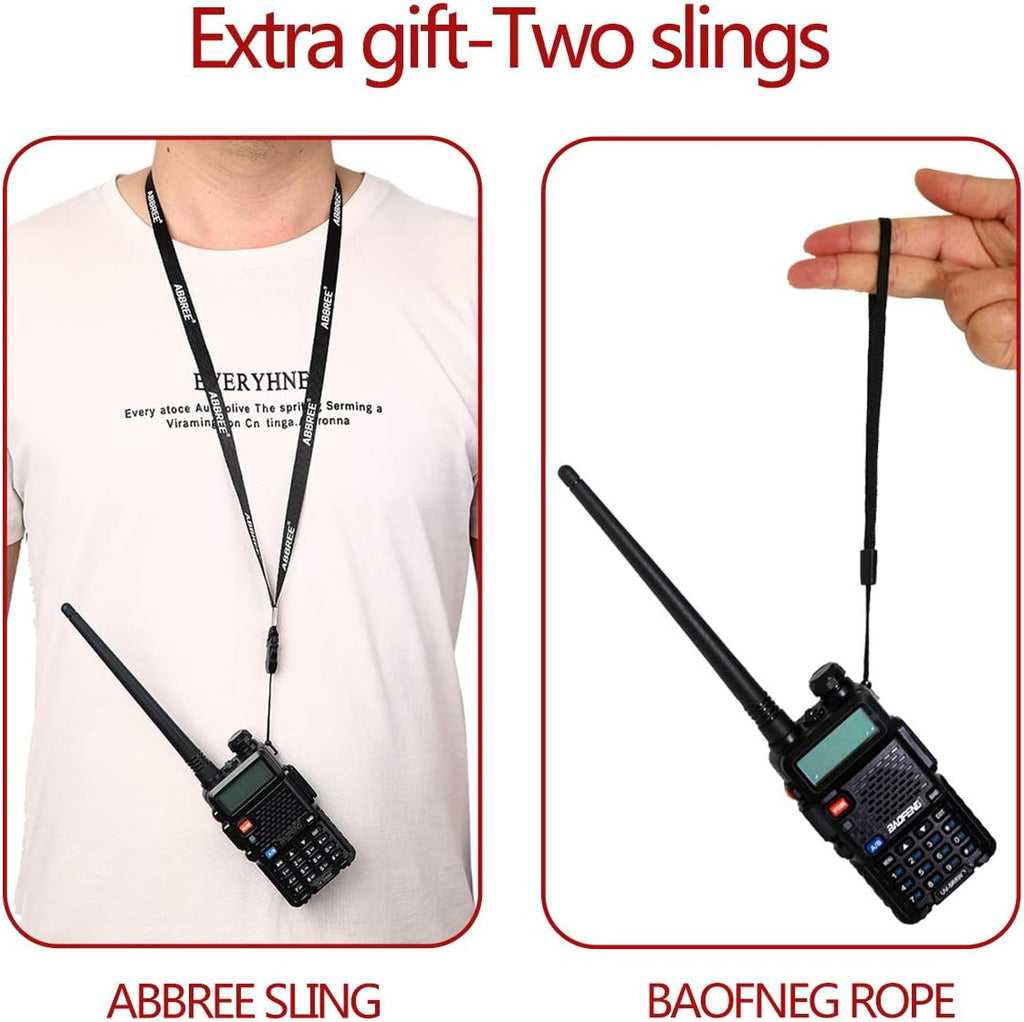 Two-Way Radios Handheld Walkie Talkies Pack of 2 with Rechargeable Battery W83458