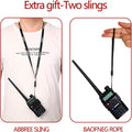 Two-Way Radios Handheld Walkie Talkies Pack of 2 with Rechargeable Battery W83458