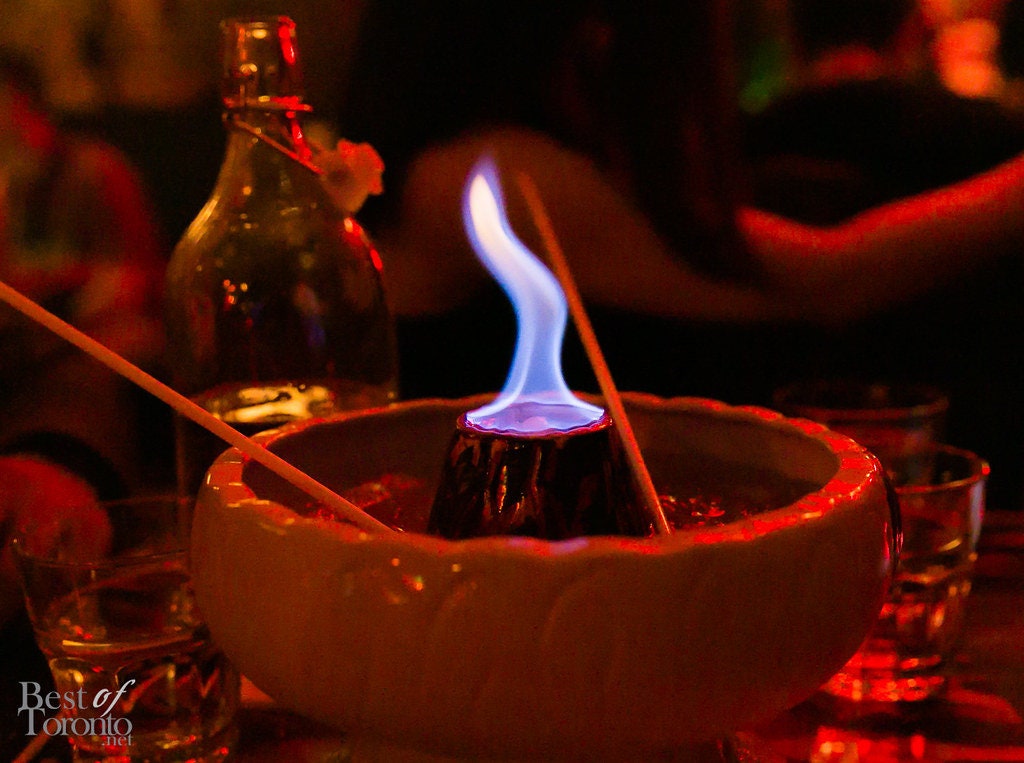 Ceramic Tiki Bowl Cocktail Drinkware H254780