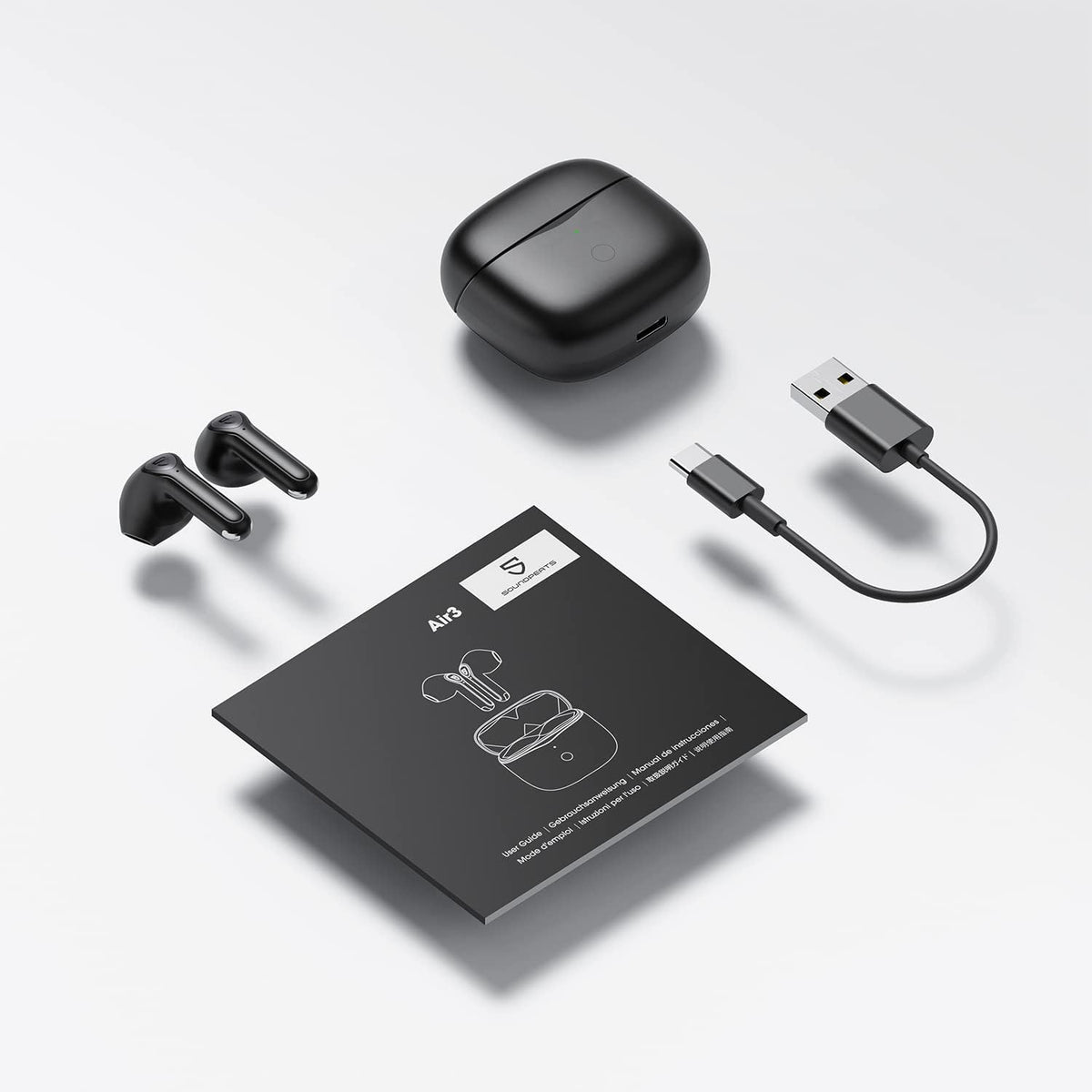 Wireless Earbuds with 14.2mm Driver, Bluetooth V5.2, Four Mic, 17.5 Hrs P414474