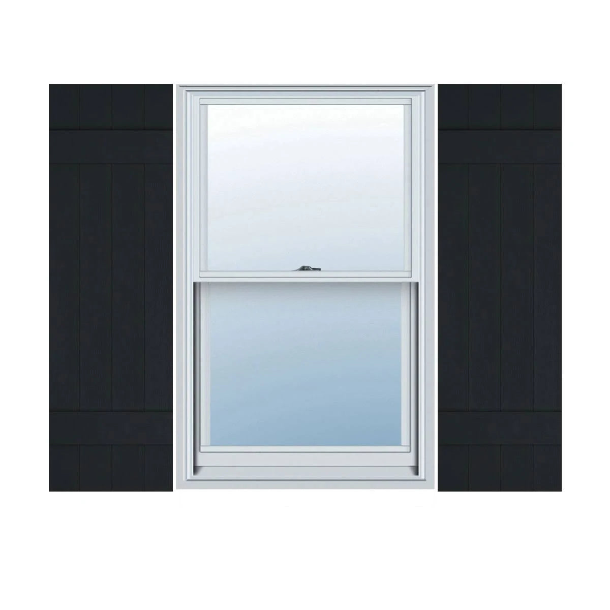 Vinyl Board-n-Batten Shutters, Per Pair E479101
