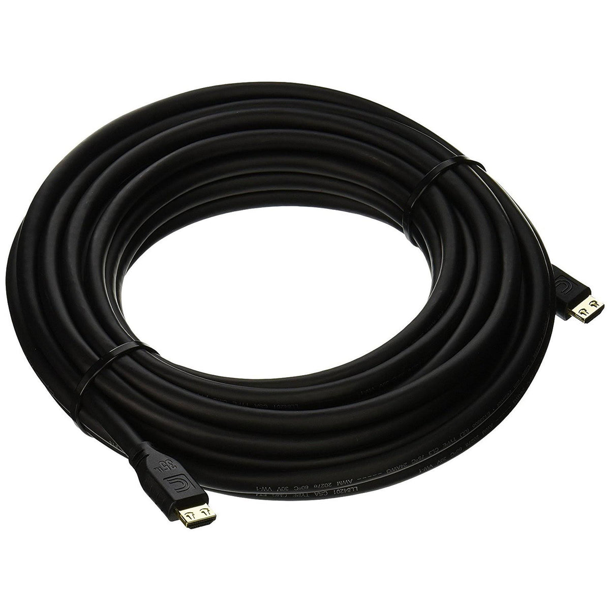 35ft High Speed HDMI Cable with Progrip - Jet Black K607