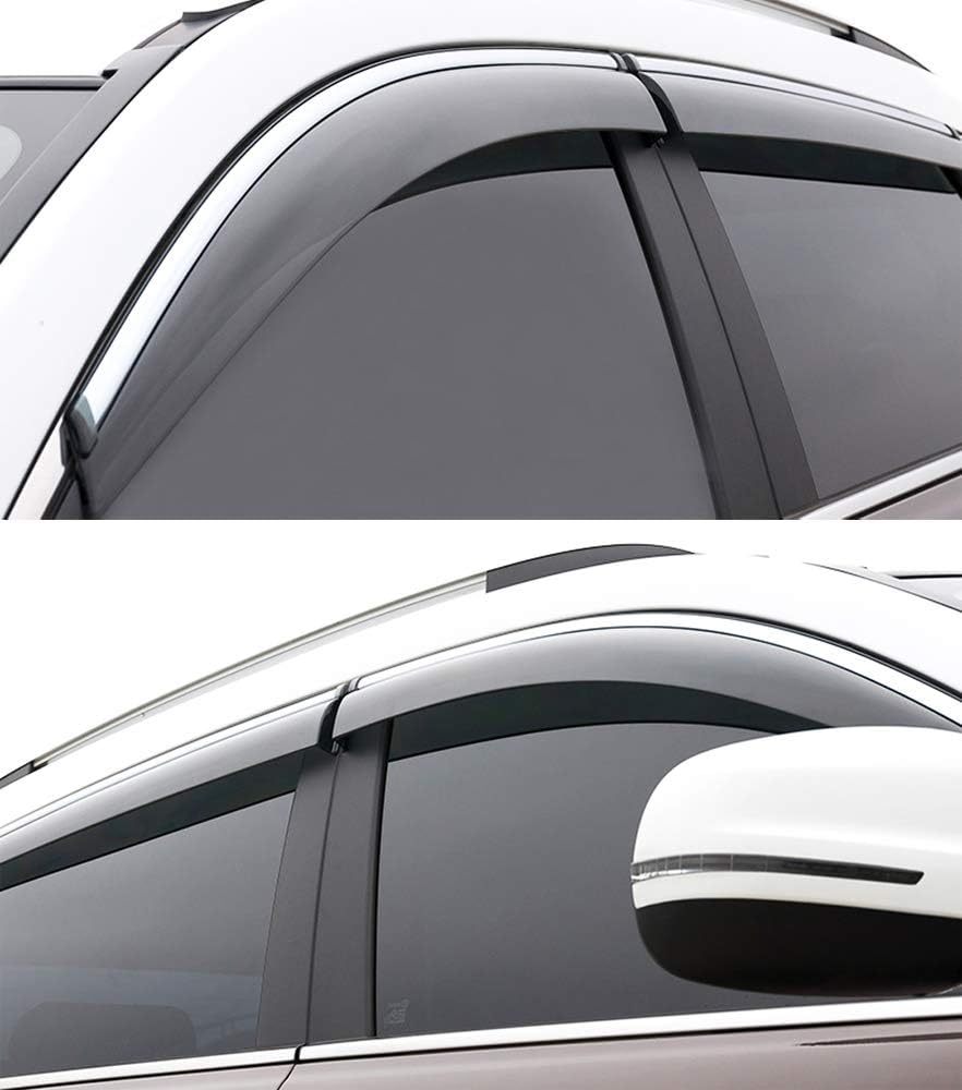Car Window Visor Vent Shade Deflector Sun/Rain/Fog Guards A798