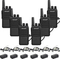 2200mAh Two Way Radios 22CH USB Rechargeable Walkie Talkie 6 Pack O4204