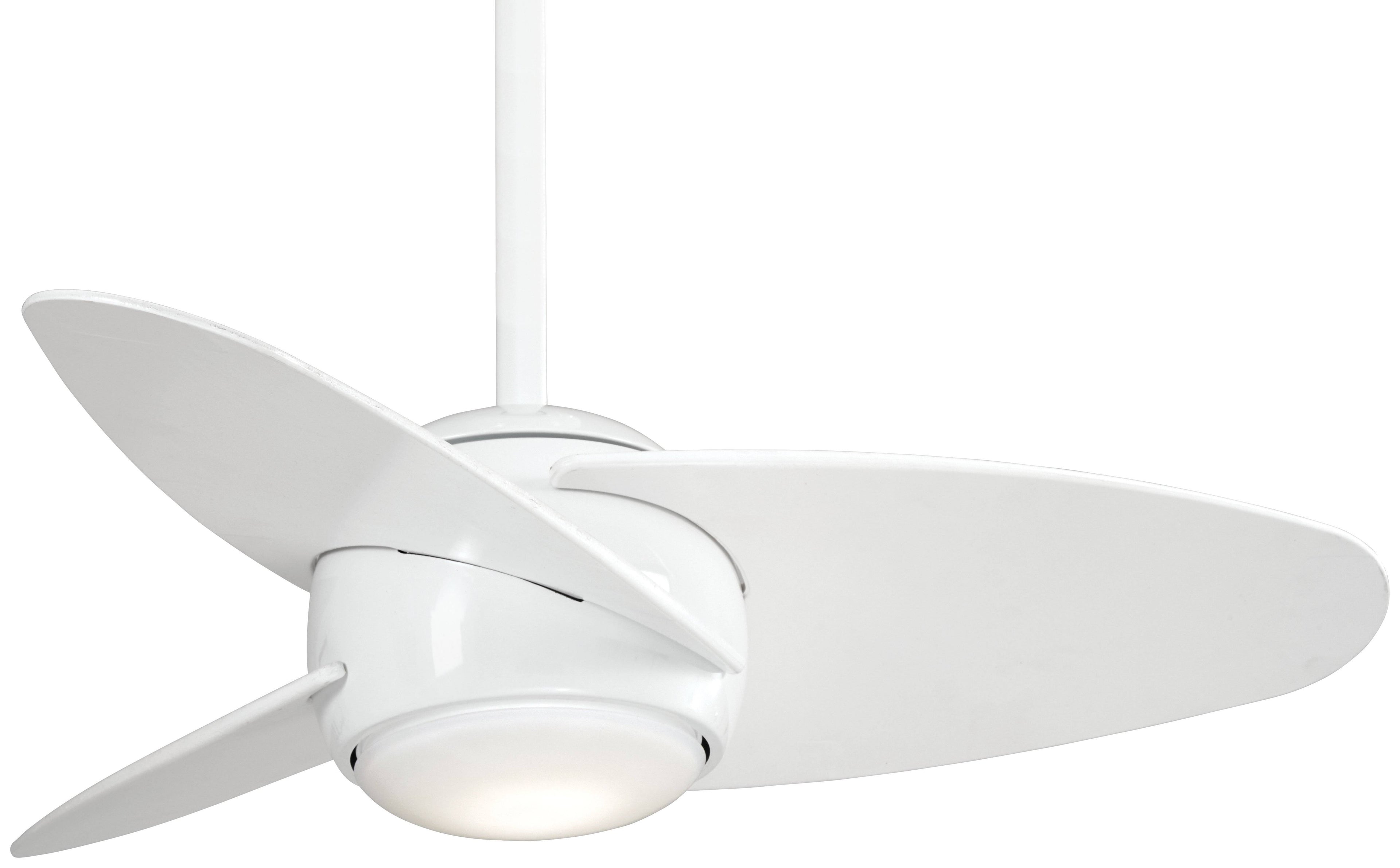 White LED Ceiling Fan Z47835