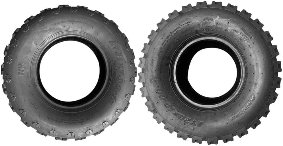 Set of 4 ATV Tires 21x7-10 Front & 20x10-9 Rear 4PR W185104