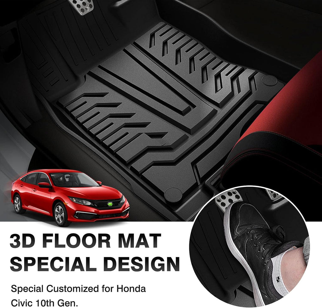 TPE Non-Slip Car Floor Mats Full Set V676380
