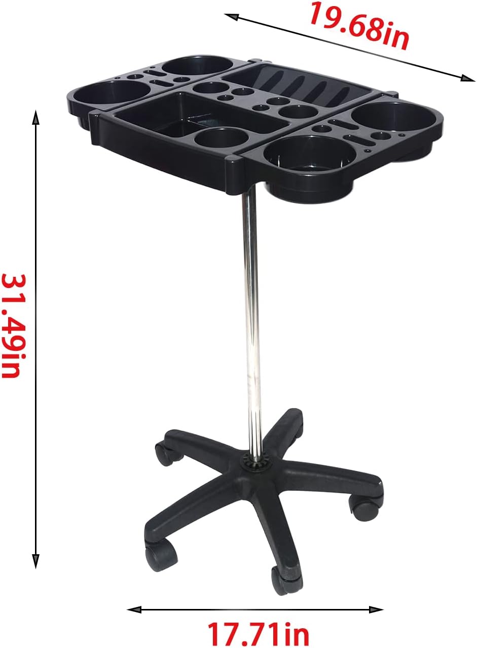 Rolling Salon Tray Cart with Wheels L800