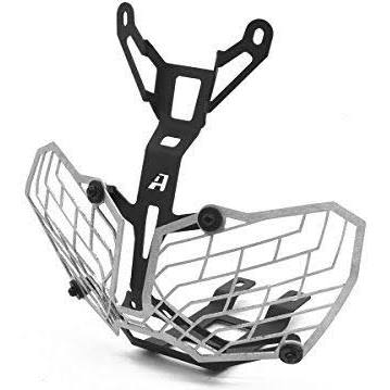 Black Stainless Steel Mesh Headlight Guard J302