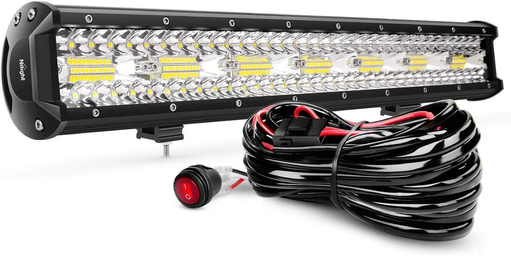2 In 1 17Inch 32LED Emergency Strobe Light Bar with Cigar Lighter, Pack of 2 C525