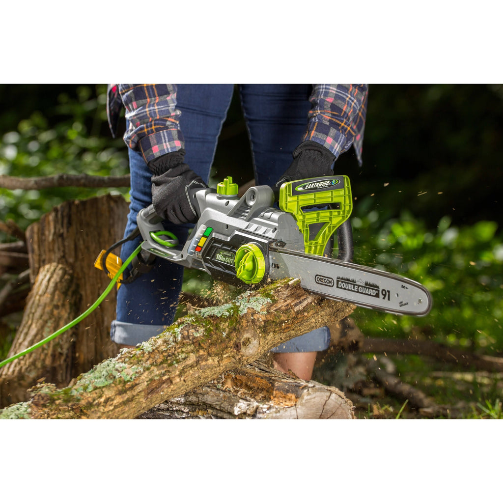 16-Inch 12-Amp Corded Electric Chain Saw Y2906