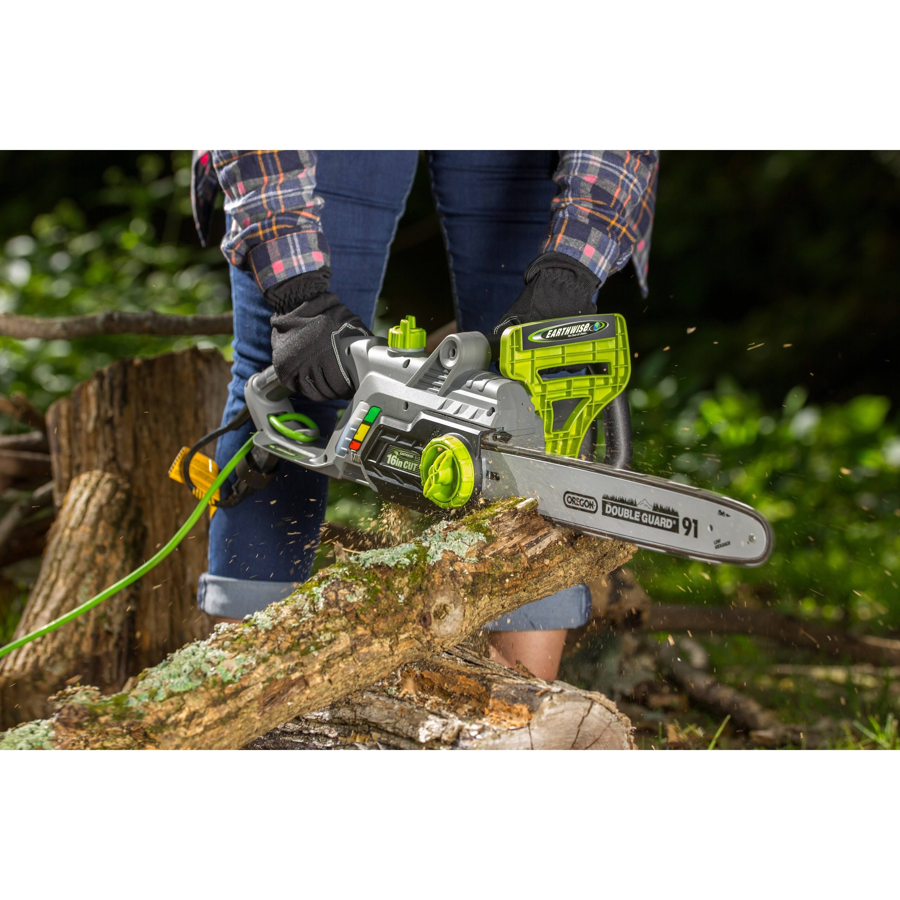 16-Inch 12-Amp Corded Electric Chain Saw Y2906