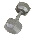 Gray Cast Iron Hex Dumbbell 70 lb P78120